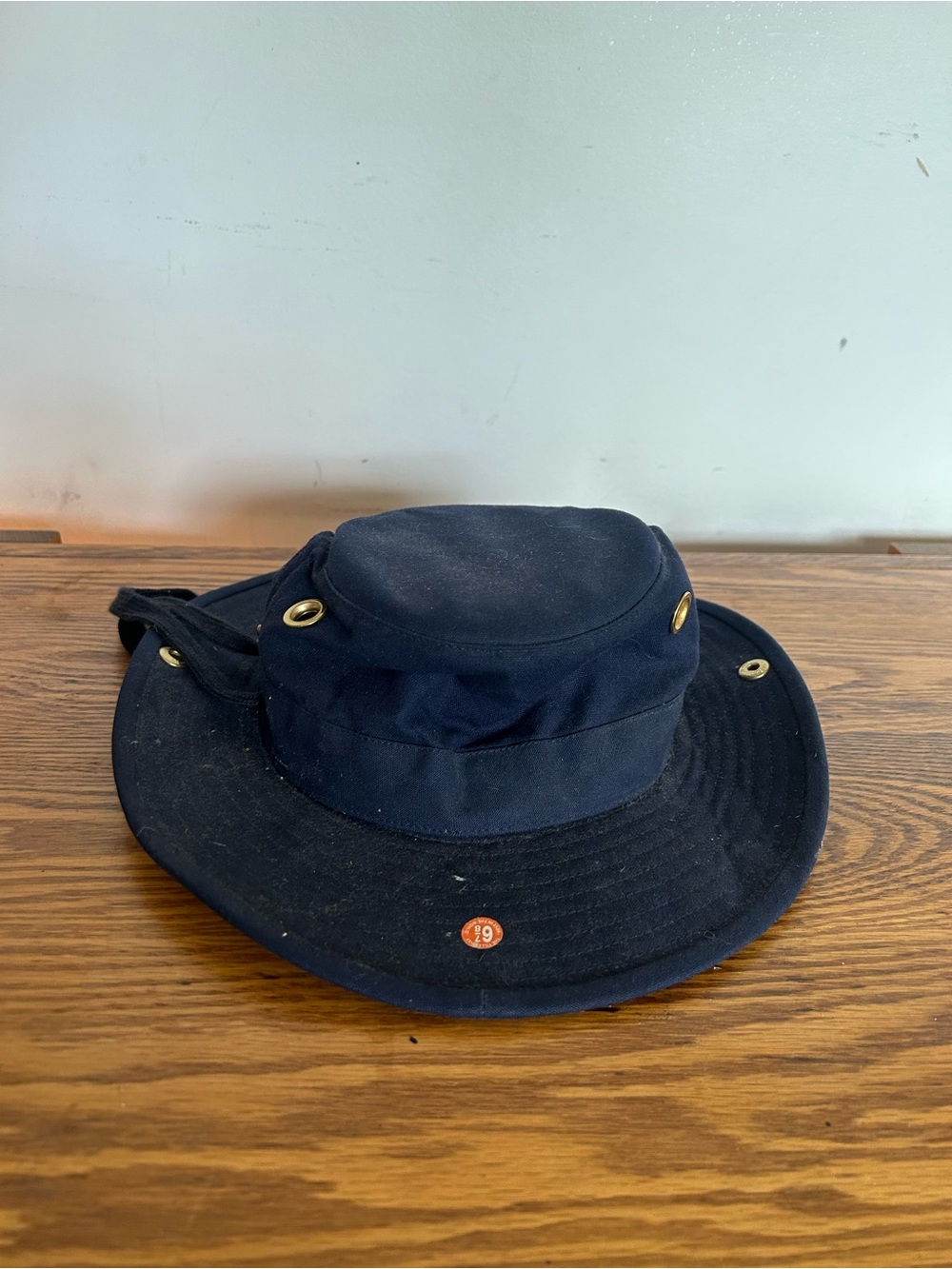 NWT Tilley Endurables Navy Outdoor Hat Made in Canada 6 7/8